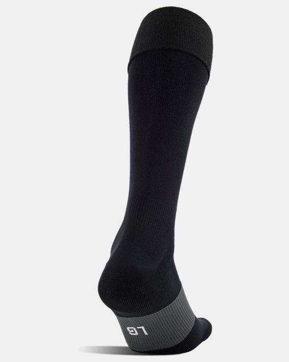 Adult UA Soccer Over-The-Calf Socks, Black, pdpMainDesktop image number 2